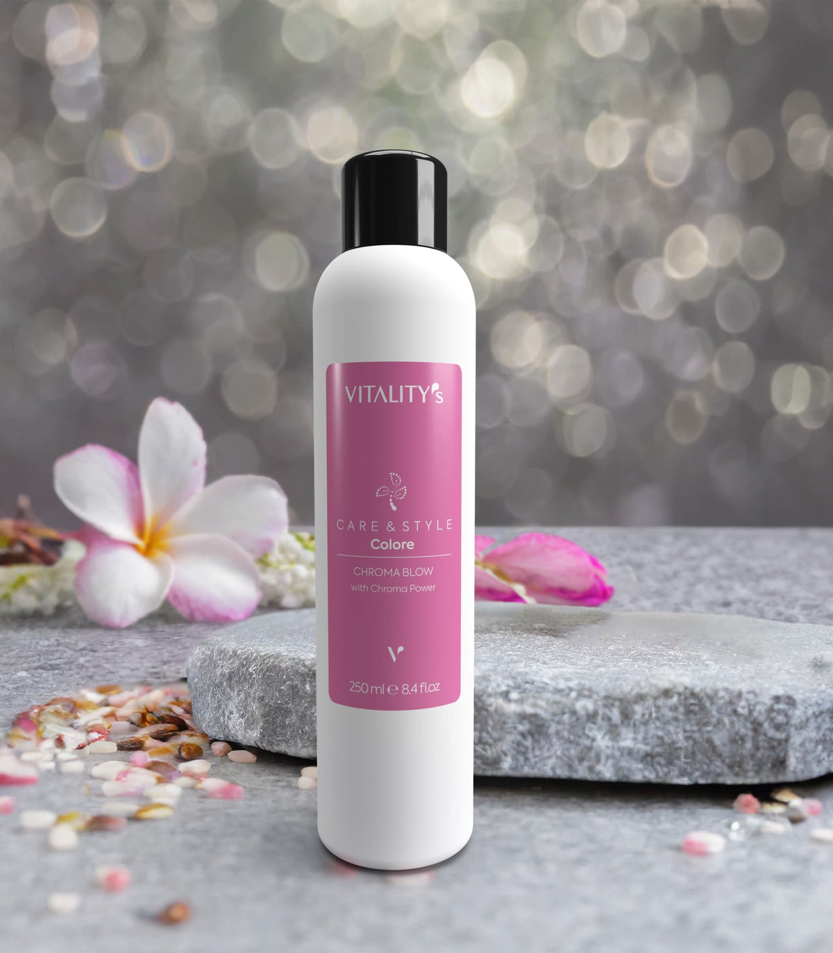 Chroma blow – Lightweight gloss spray for coloured hair
