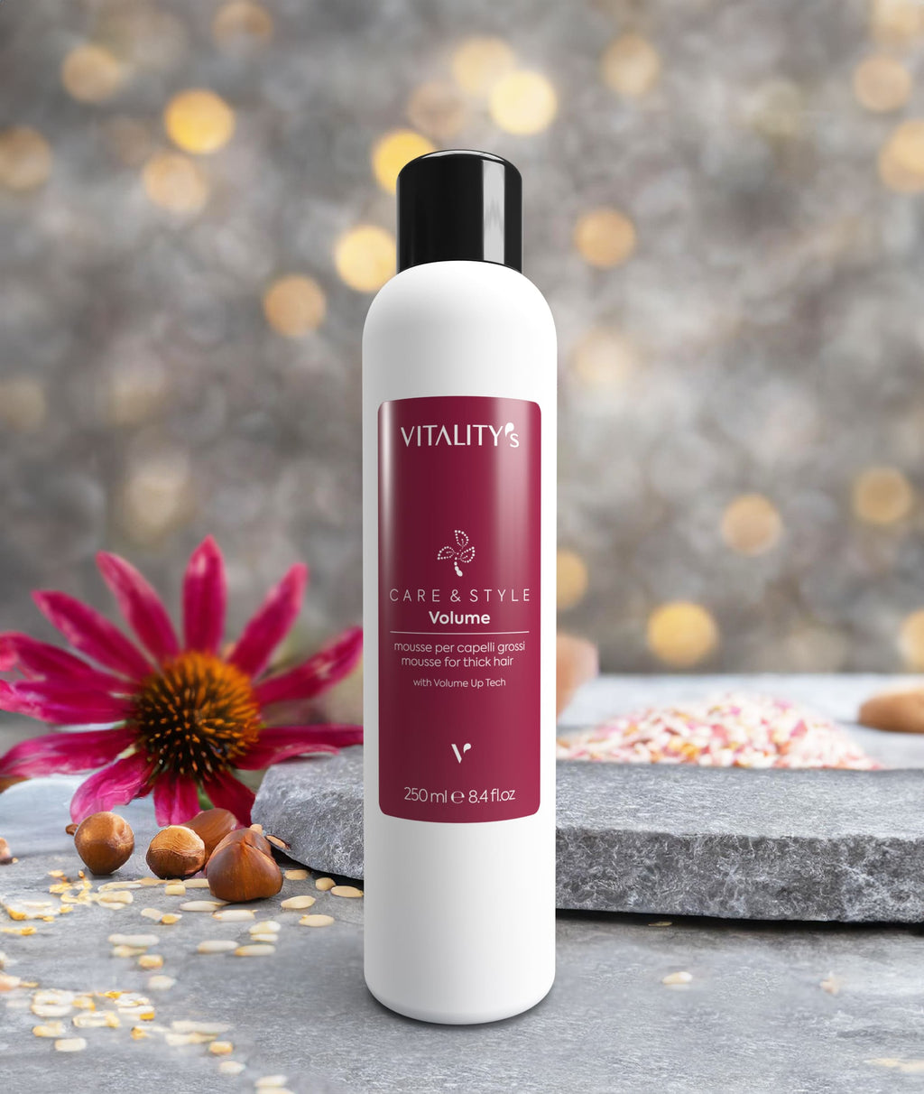 Volume mousse for thick hair